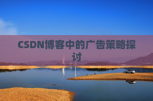 CSDN博客中的广告策略探讨